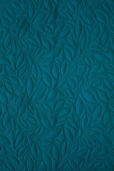 Botanica Embossed Coverlet Set - Teal