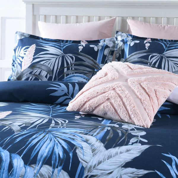 KAILUA QUILT COVER SET INDIGO