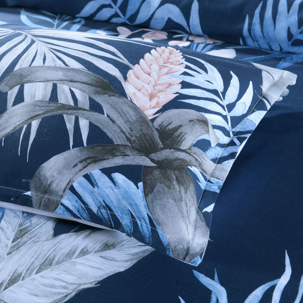 KAILUA QUILT COVER SET INDIGO