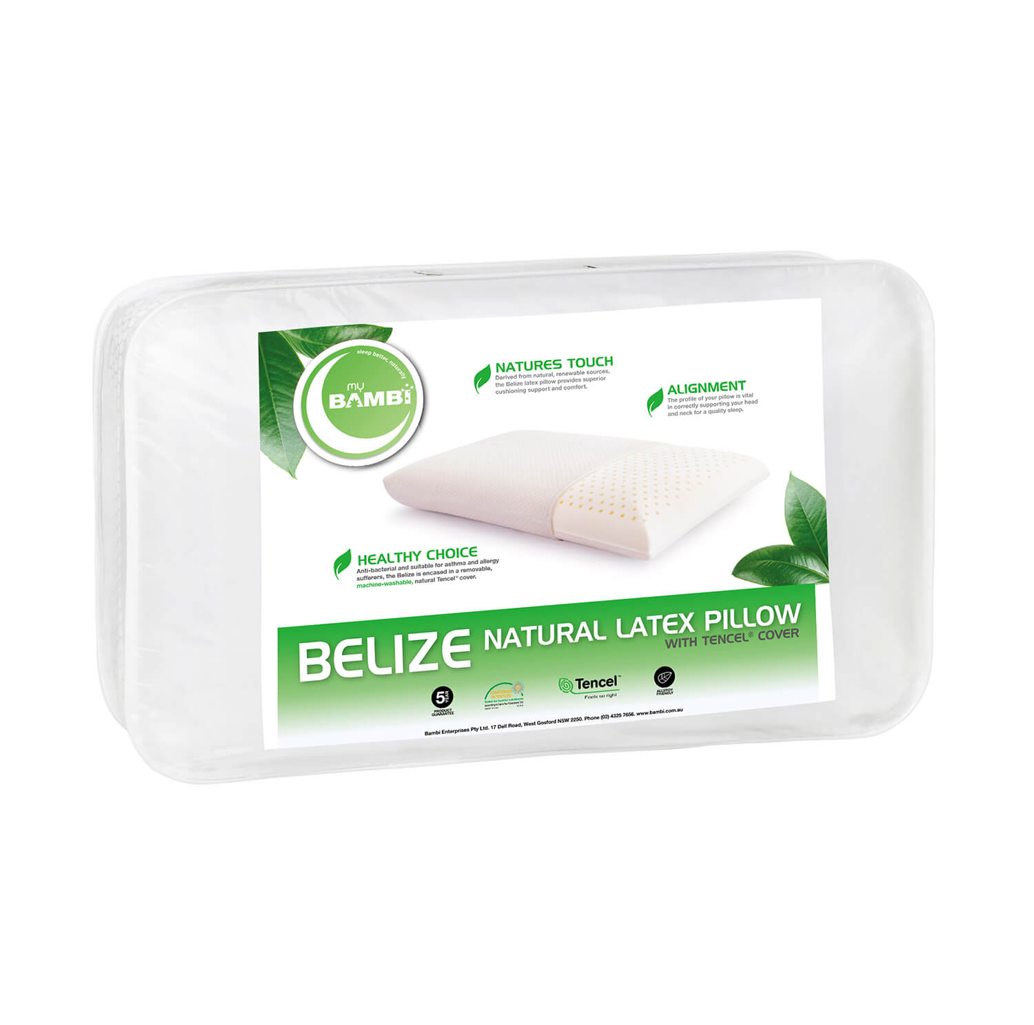 Belize Natural Latex Pillow